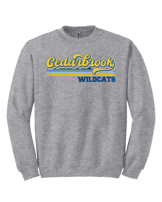 CBKE: Cedarbrook Wildcats on Sweatshirt Options